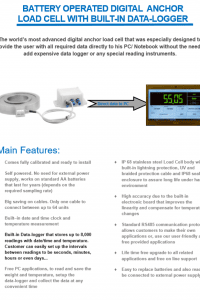 Digital Anchor Load Cell