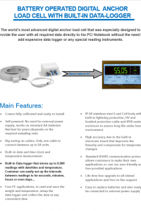 Digital Anchor Load Cell